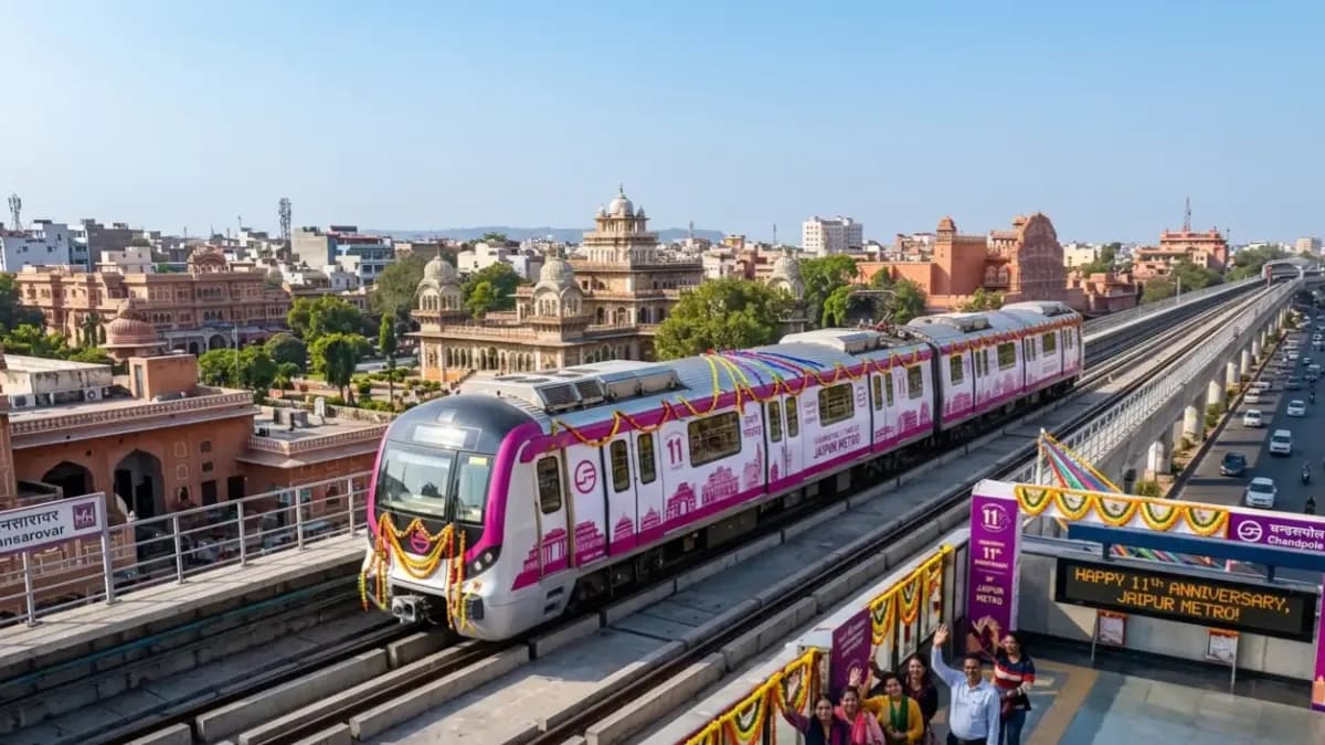 Jaipur Metro Turns 11 Years Old in 2026