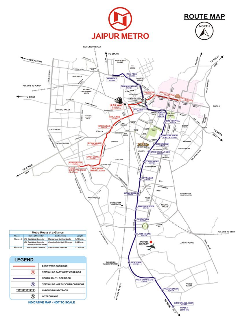 Shyam Nagar Metro Station Jaipur - View 2