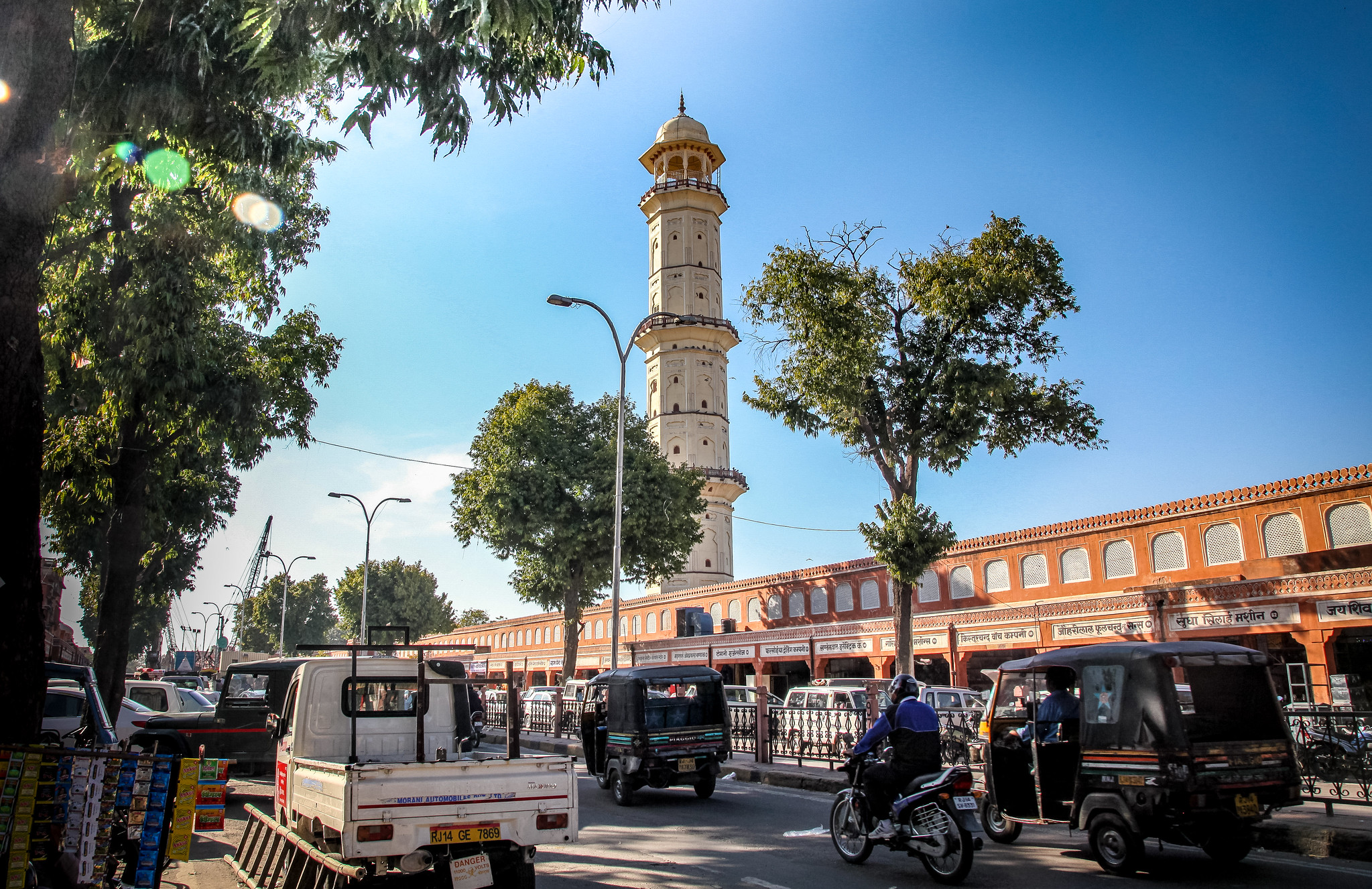 View of Iswari Minar Swarga Sal, a popular tourist attraction in Jaipur